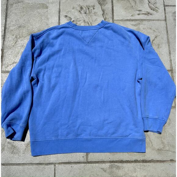 Tommy Hilfiger Heavy Cotton Blue Vintage Crewneck - Great Condition - Picture 2 of 3